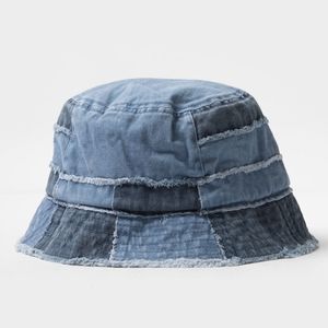 David and Young Denim Patchwork Bucket Hat